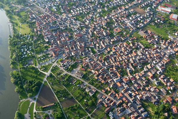 Impressionen einer Ballonfahrt über das Main-Gebiet
