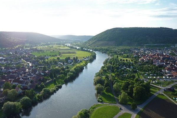 Impressionen einer Ballonfahrt über das Main-Gebiet