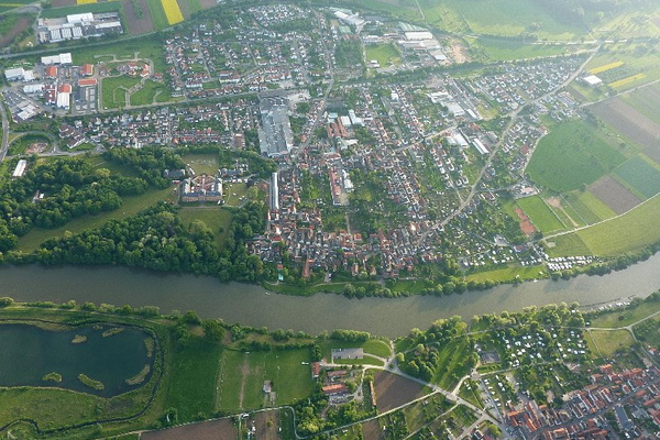 Impressionen einer Ballonfahrt über das Main-Gebiet