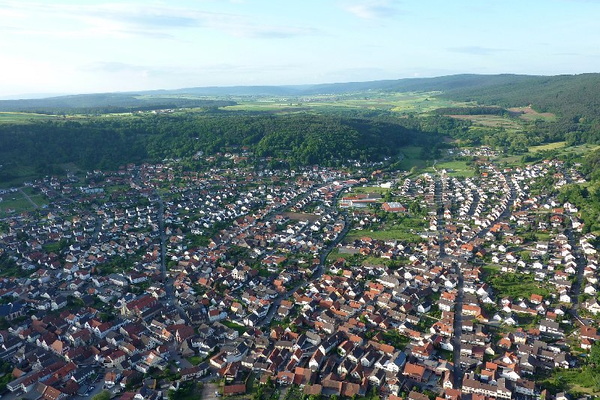 Impressionen einer Ballonfahrt über das Main-Gebiet