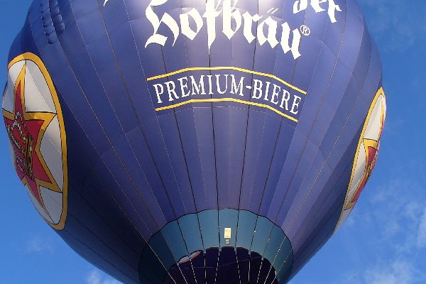 Impressionen einer Ballonfahrt über das Main-Gebiet