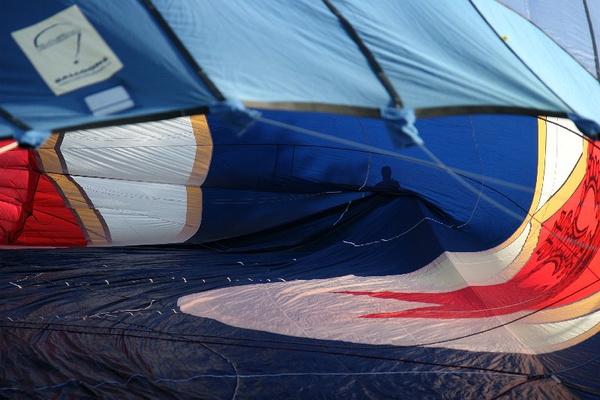 Impressionen einer Ballonfahrt über das Main-Gebiet