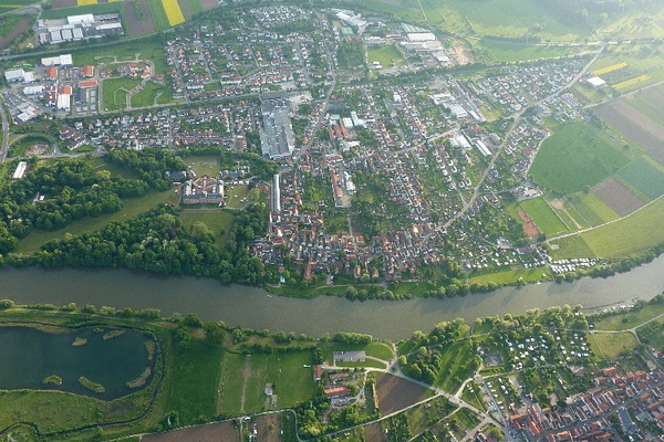 Impressionen einer Ballonfahrt über das Main-Gebiet