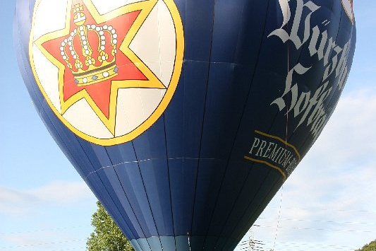 Impressionen einer Ballonfahrt über das Main-Gebiet