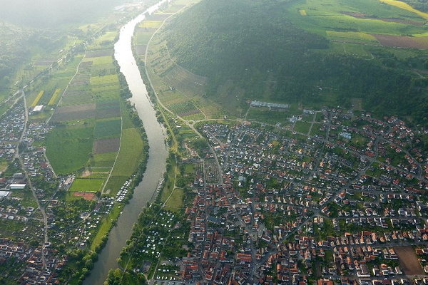 Impressionen einer Ballonfahrt über das Main-Gebiet