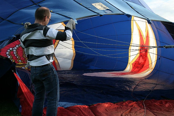 Impressionen einer Ballonfahrt über das Main-Gebiet
